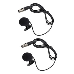Microphone Lavalier XLR 4 Broches Clip-On Mic
