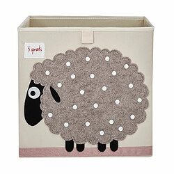 Cube de rangement Mouton 33 x 33 cm - 3 Sprouts 