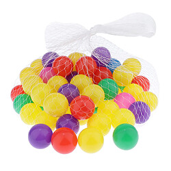 200pcs Balles Colorées Plastique de Piscine 4cm Jouet de Reconnaissance des Couleurs pas cher