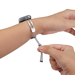 Wewoo Pour Apple Watch 3/2/1 42mm Bracelet de en acier inoxydable avec argent universel pas cher