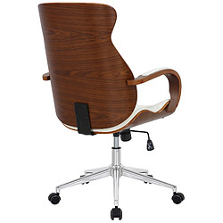 Non Chaise de bureau Melilla simili cuir pas cher