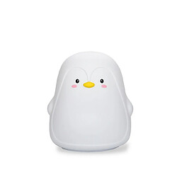 Universal 1 pcs Penguin capteur tactile en silicone lumineux rechargeable 7 couleurs USB rechargeable LED veilleuse enfant bébé cadeau de Noël | LED veilleuse 