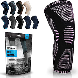 POWERLIX Genouillère pour femmes/hommes, genouillère sport pour l'arthrite les douleurs articulaires, les lésions POWERLIX Genouillère pour femmes/hommes, genouillère sport pour l'arthrite les douleurs articulaires, les lésions ligamentaires, les déchirures du ménisque, les tendinites, les sports,Rose