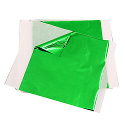 Feuille D'or De Couleur 100Pc Pour La Dorure D'artisanat Crafting Decoration Green