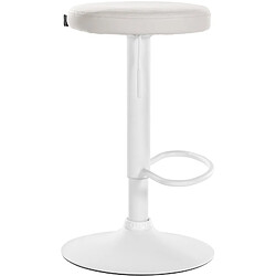 Acheter Non Lot de 2 tabourets de bar Ponte simili cuir blanc