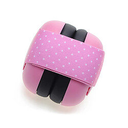 Universal Baby élastique rose Bands insonorisés Earmuffes pour bébés pour bébés pour bébés peuvent utiliser le bruit à l'épreuve du bruit