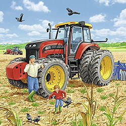 Acheter Ravensburger - 80120 - Puzzle ``Tracteurs Et Machines De Chantiers`` 3x49 Pièces