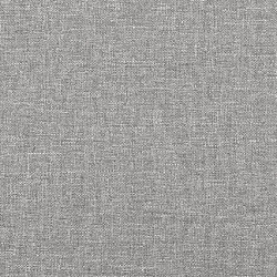 Vidaxl Cadre de lit gris clair 120x190 cm tissu pas cher