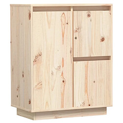 Maison Chic Buffet,Meuble de Rangement,commode pour salon,Cuisine 60x34x75 cm Bois massif de pin -MN90248