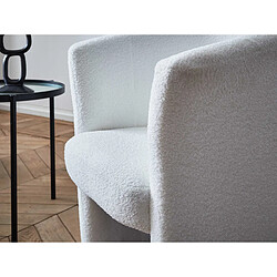 Lisa Design Kori - fauteuil cabriolet - en tissu bouclette tendance pas cher