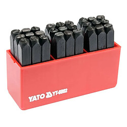 YATO Lettre à frapper 27 pcs 6 mm