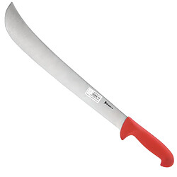 Visiodirect Machette canarien modèle C polie coloris rouge - 40 x 5 cm