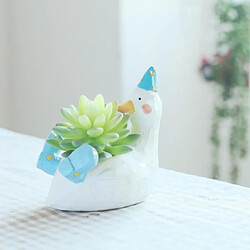 Wewoo Pot de fleur Belle Maison Jardin Bureau Résine Animal de Bande Dessinée En Forme de Plante Décoration Flower Pots Jardinière