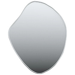 Maison Chic Miroir mural | Miroir Décoration pour Maison Salle de Bain Argenté 0x40 cm -GKD24669