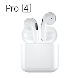 GUPBOO Pro4 tws écouteurs sans fil bluetooth 5.0 écouteurs de sport intra-auriculaires casque avec micro et boîtier de charge écouteurs pour tous les smartphones 