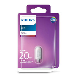 Philips Ampoule LED 1,7W équiv 20W 205 lm G4 Blanc chaud 