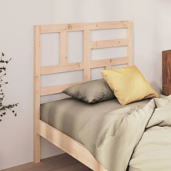 Avis Maison Chic Tête de lit scandinave,Meuble de chambre 96x4x104 cm Bois massif de pin -MN49072