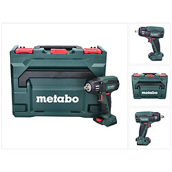 Metabo SSW 18 LTX 400 BL Visseuse à chocs sans fil 18 V 400 Nm 1/2" ( 602205840 ) + Coffret MetaLoc - sans batterie, sans chargeur