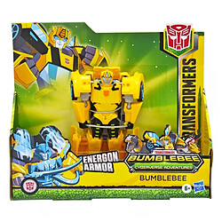 Hasbro Robot Articlé Bumblebee en Armure Energon de Transformers Cyberverse Adventures Multicolore pas cher