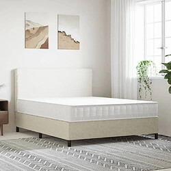 vidaXL Matelas à ressorts ensachés dureté moyenne 160x200 cm