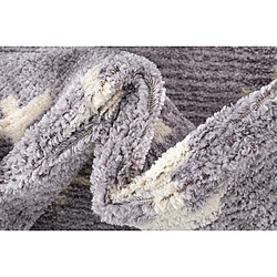 Hadorn Tapis shaggy 305x80 gris Frauenfeld Rood pas cher