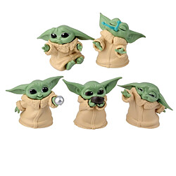 Universal Animaux 5 Pièces/Set Star Wars Baby Yoda Collection Action Toys Cadeaux d'anniversaire pour enfants | Action People(Coloré)