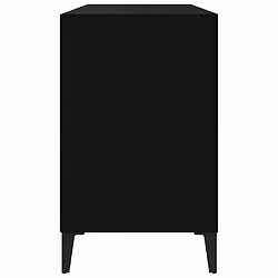 vidaXL Armoire à chaussures Noir 102x36x60 cm Bois d'ingénierie pas cher