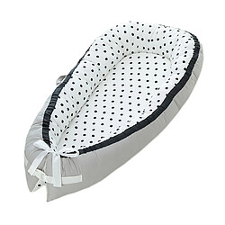 Acheter Lit De Voyage Pliable En Coton Coton Pour Bébé, Lit De Couchette Pour Bébé, B Dot_Black