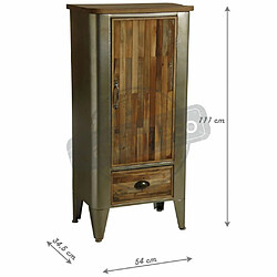 Avis Aubry Gaspard Armoire en bois et métal Alizé.