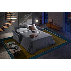 Inside 75 Canapé convertible express FLORENCE couchage 160cm matelas Sogno 35 17cm Gris