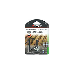 Kit terrasse D. 3 mm spécial bois durs et exotiques avec embouts de vissage - 11102370001 - Tivoly 