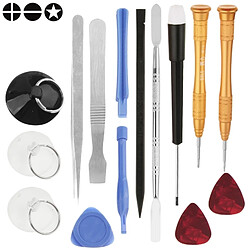 Wewoo Kit d'outil pour téléphones mobiles 15pcs / set kit d'outils de réparation