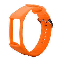 Wewoo Bracelet pour montre connectée Dragonne Sport en silicone POLAR A360 / A370 Orange