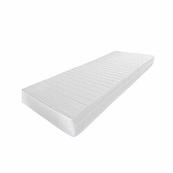 Le Quai Des Affaires Ensemble 2 sommiers relaxation électrique FLEXPUR 80x200 + 2 matelas mémoire de forme / Blanc pas cher