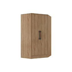 Vente-Unique Armoire d'angle 2 portes - L101 cm - Coloris : Naturel - AURALI