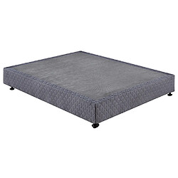 Vente-Unique Sommier tapissier 160 x 200 cm - Gris anthracite - UNIVERSEL de DREAMEA PLAY 