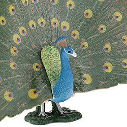 Avis Simulation modèle animal Peacock LifeLike pour les accessoires de jardin Miniature jardin