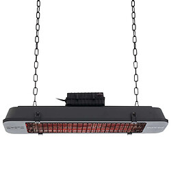 Sunred Chauffage suspendu Royal Diamond Dark 2500 W Noir