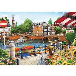 King Puzzles Puzzle 1000 pièces : Amsterdam 