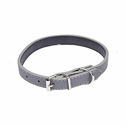 Paris Prix Collier pour Chien Design Uni 30cm Gris 