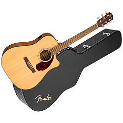 CD-140SCE Dreadnought WN Natural + Etui Fender