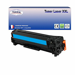 T3AZUR - Toner compatible avec Canon 045H pour Canon LBP-611Cn, LBP-613Cdw, LBP-621Cw, LBP-623Cdw Cyan- 2 500p 