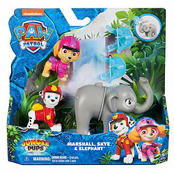 Set de voitures The Paw Patrol Jungle Pups - Marshall & Skye 