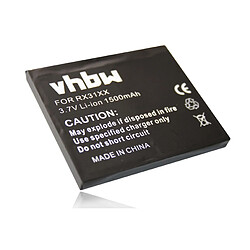 vhbw batterie remplacement pour HP IPAQ FA285A, 360136-001, 364401-001, FA286A pour smartphone (1500mAh, 3,7V, Li-Ion)