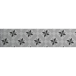 Cpm Crédence adhésive en aluminium Carreaux - L. 20 x l. 90 cm - Gris