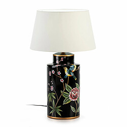 Lampe de bureau Thai Natura Noir Multicouleur Céramique 40 W 24 x 50 x 24 cm