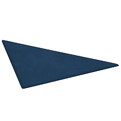 Acheter vidaXL Panneaux muraux 12 pcs Bleu 30x30 cm Velours 0,54 m²