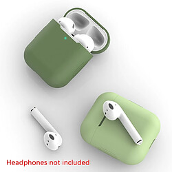 GUPBOO Étuis en silicone souple pour Airpods1 2 étui pour casque compatible Bluetooth en Silicone pour AirPods 1 2 chargeur de boîtier pour casque 