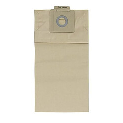 Lot de 10 sacs filtrants papier Kärcher T121 