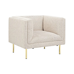 Beliani Fauteuil Beige MOEN